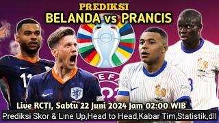 PREDIKSI: BELANDA vs PRANCIS (EURO 2024)Prancis Unggul Head to Head Tapi Belanda Siap Beri Kejutan