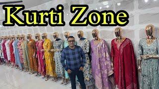 New Kurti Wholesale Market In Delhi , Kurti Zone , All Types Of Kurtis & Pants / Cotton & Riyon