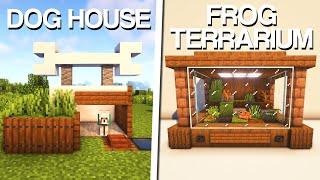 Minecraft: 3  Pet House Ideas!