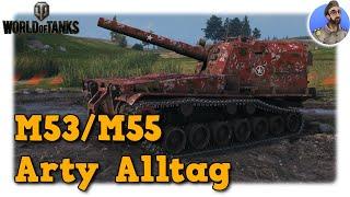 World of Tanks - M53/M55 - Arty Alltag auf Tier 9