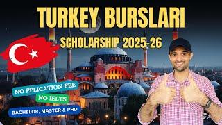 Turkey Burslari Scholarship for Bachelor, Master & PhD | Step by Step Complete Guide