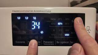 LG F2J6HM0W wash&dry - how to check current wash temperature? | jak sprawdzić temperature prania?