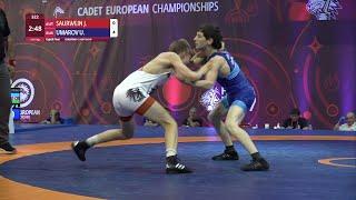 1/8 FS - 51 kg: J. SAURWEIN (AUT) v. U. UMAROV (RUS)