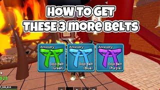 How to get these 3 more belts (Green,Blue and Purple) - Blox Fruits Dragon Update