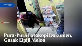 MADIUN - Pura Pura Fotokopi Dokumen, Gasak Elpiji Melon