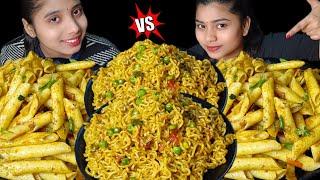 Spicy Masala Maggi Eating Challenge | Spicy Pasta Eating Challenge | Food Challenge