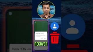 How To Recover Deleted Contacts From Android Phone #shorts #technosnag #android