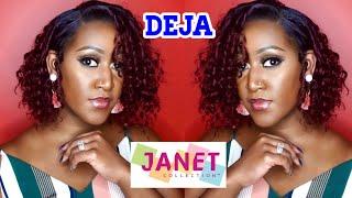 Cute Curly Messy Bob! 13x6 Synthetic Lace Frontal Wig – Janet Collection DEJA