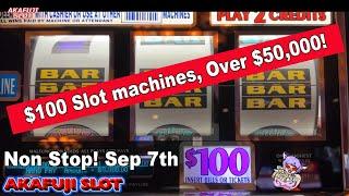 Profit over $50,000 MULTIPLE JACKPOTS! Triple Stars $100 Slot Machine Max Bet $200 スロット爆勝ち約８００万