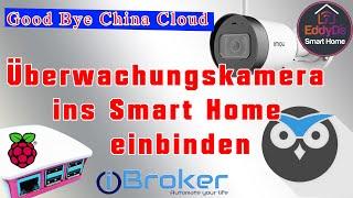 Überwachnungskamera ohne China Cloud ins Smart Home einbinden mit MotionEye [ioBroker Ifttt Webhooks