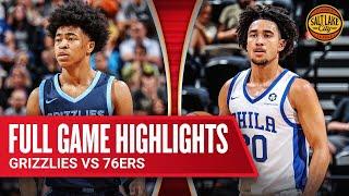 GRIZZLIES vs 76ERS | SALT LAKE CITY SUMMER LEAGUE | FULL GAME HIGHLIGHTS