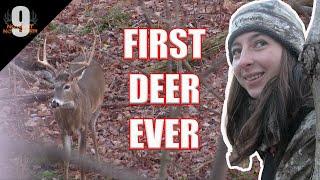 Her FIRST DEER EVER Was MASSIVE! (West Virginia Deer Hunting)