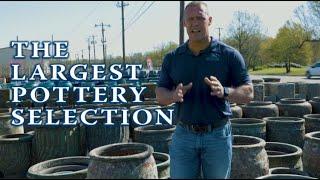 The largest pottery selection in North Texas and SE Oklahoma