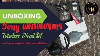 Unboxing of Sony WH1000 XM4 | Best Headset with Noise Cancellation within affordable price