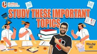 Study These Topics From Past UGC-NET English Literature Papers