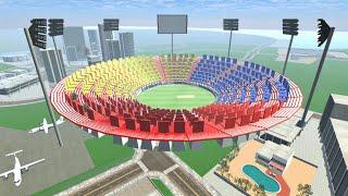 Franklin Built Biggest Cricket Stadium in Indian Bikes Driving 3d