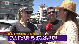 TURISTAS EN PUNTA DEL ESTE | Conformidad con seguridad, precios y servicios