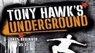 Tony Hawk's Underground -- Any% Beginner (35:42)