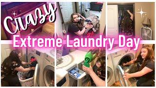 STAY AT HOME MOM OF 2 LAUNDRY ROUTINE // ALL DAY LAUNDRY MOTIVAITON