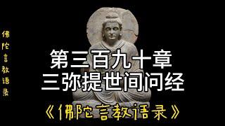 390.第三百九十章 三弥提世间问经《佛陀言教语录》