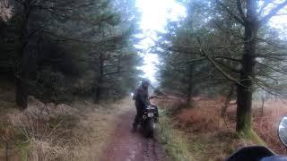 Off-roading in Ireland on a Triumph Scrambler 1200XE and BMW GS1100