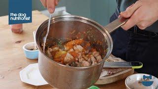 Simple, quick and easy homemade dog food recipe | Dog Nutrition Lessons | Ep 11.