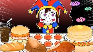 The Amazing Digital Circus Pomni - Convenience Store MUKBANG! | Animation | ASMR | DANYA