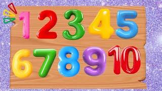 تعليم الارقام للاطفال باللغة الانجليزية من 1 إلى 10 #الارقام #123  #learning  #kids  #numbers