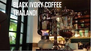 Trying Black Ivory Coffee In Thailand