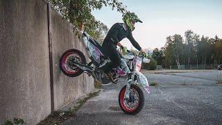 Little Stunt Edit! Autumn is coming   | [Husqvarna FE450 Supermoto] Alex App