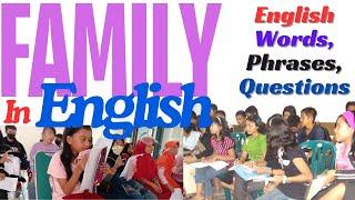 Family in English II English words, phrases and questions #basicenglish #bambapuangfoundation