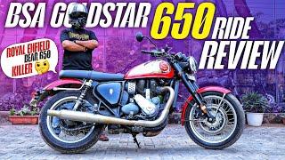 Bsa Goldstar 650 Ride Review️Royal Enfield Game Over|Heating IssueBest Bike India In 2 Lakh 2024