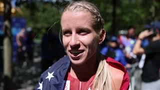 Karissa Schweizer After 5th Avenue Mile Win, 4:14 Mile!