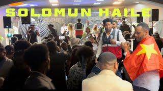 Slomun haile london Stage performance ገራሚ  መድሪኽ ናይ ቀደም ገዛና ሰሎሙን ሃይለ