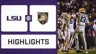 SEC Football: Army at LSU | Highlights