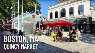 Quincy Market Boston, MA Walking Tour - Food Marketplace