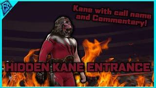 How to play as Kane 98, '00 and '01 CAW with CALL NAME, COMMENTARY and HIDDEN ENTRANCE in WWE 2K22!