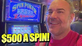 Video Poker In Vegas: $500 Spins ONLY Challenge!