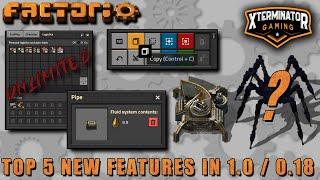 Factorio Top 5 New Features & Changes in 1.0 / 0.18 Update - With Short Tutorial For Each