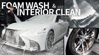 【LEXUS】LS F SPORT Foam Wash & Interior Clean｜LEXUS｜CAR WASH｜