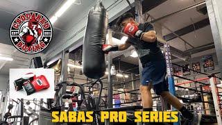 HEAVY BAG TRAINING- Sabas Pro Series Boxing Gloves