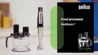 Braun MultiQuick 7 Hand Blender | Food Processor | Faster and stronger.* For food they love.