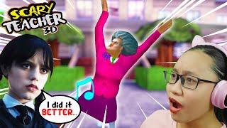 Scary Teacher 3D 2022 - Miss T Does The Wednesday Dance??? - Part 68 - Winter Gone Bad!!!