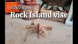 Phục hồi Eto Rock Island / Restoration Rock Island vise No 572 #minhtq #restoration #rockvise