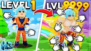 Mình Hóa SIÊU SAIYAN?? Click CHUỘT Trở Thành Người MẠNH NHẤT Trong Anime Clicker Fight | Roblox