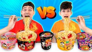 MOST SPICY Noodles Taste Challenge Jason VS Alex