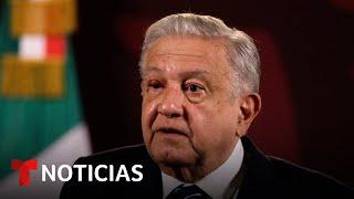 AMLO llama "alcahuetes" a participantes en 'Marcha por la democracia' en México | Noticias Telemundo