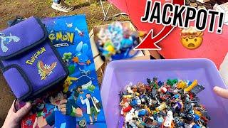 Pokemon Jackpot  Schnäppchenjagd auf dem Flohmarkt eskaliert komtplett..