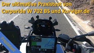 Der ultimative Praxistest von Carpuride W702BS und Kurviger.de mit BMW Multifunktionsrad