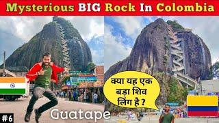 I climbed This Rock In Guatape Medellin . Hindi Travel Vlog 